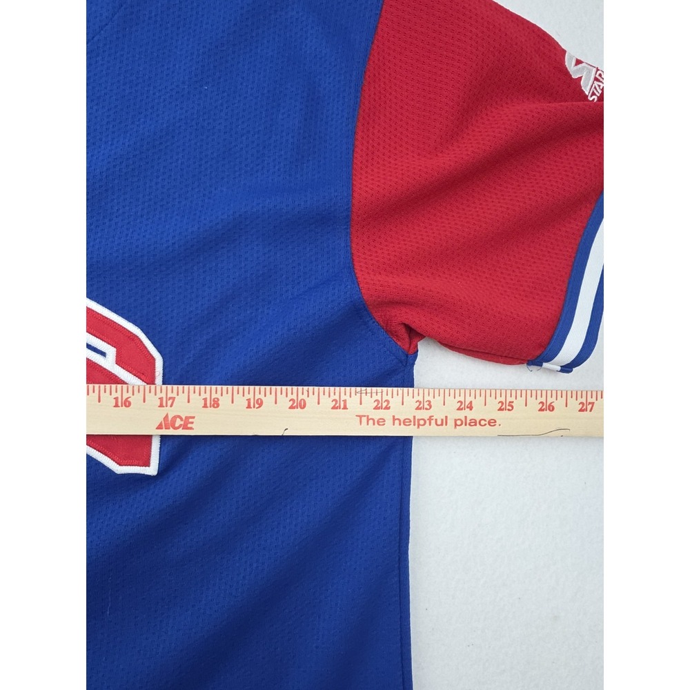 Vintage Chicago Cubs MLB Starter Baseball Jersey #6 "Massie" Stitched Size L VTG - Picture 7 of 8